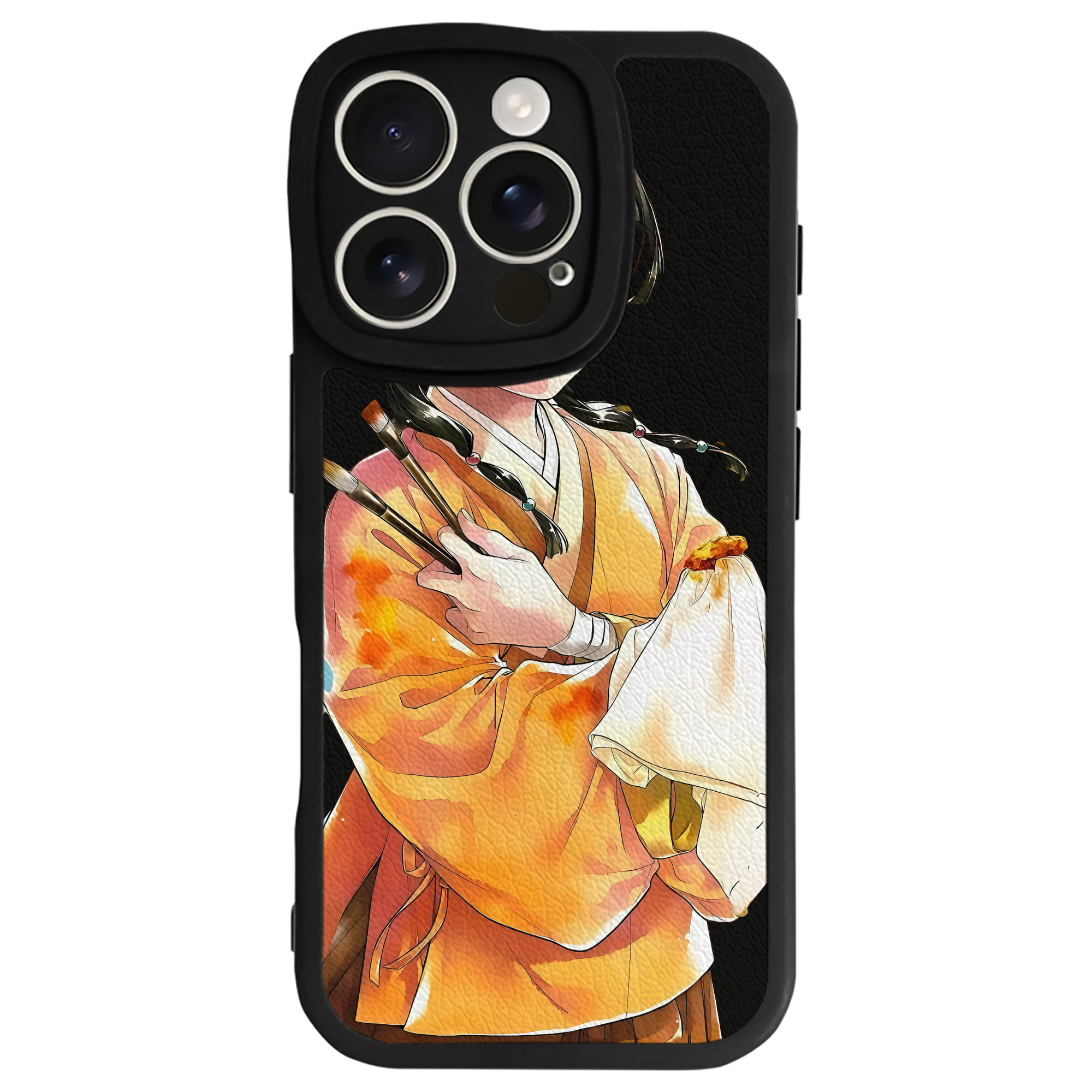 （画像用） 薬屋のひとりごと The Apothecary Diaries 【iPhone 16シリーズ対応】シリコンスマホケース（レザー調） 材質：シリコン